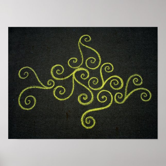 Chalkie Yellow Sea Poster (Front)