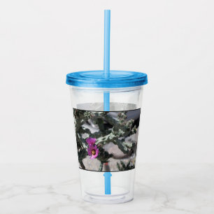 Challa Cactus in bloom Acrylic Tumbler