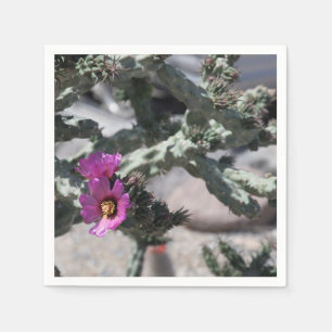 Challa Cactus in bloom Napkin