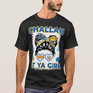 Challah At Ya Girl Funny Chanukah Jewish Gift Hanu T-Shirt