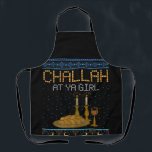 Challah At Ya Girl Matching Funny Ugly Christmas Apron<br><div class="desc">Challah At Ya Girl Matching Funny Ugly Christmas Sweater Hanukkah</div>