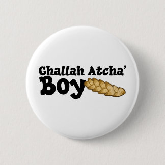 Challah Atcha' Boy 6 Cm Round Badge