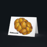 Challah! Bread Loaf Hanukkah Chanukah Holiday<br><div class="desc">Challah! notecards feature a loaf of challah bread. Created from an original marker illustration.

This Chanukah illustration is also available on other products. Don't see what you're looking for? Need help with customisation? Contact Rebecca to have something designed just for you.</div>