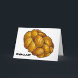 Challah! Bread Loaf Hanukkah Chanukah Holiday<br><div class="desc">Challah! notecards feature a loaf of challah bread. Created from an original marker illustration.

This Chanukah illustration is also available on other products. Don't see what you're looking for? Need help with customisation? Contact Rebecca to have something designed just for you.</div>