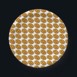Challah Bread Loaf Happy Hanukkah Chanukah Holiday Paper Plate<br><div class="desc">Plates feature an original illustration of a loaf of challah bread. Perfect for Hanukkah!

This Chanukah illustration is also available on other products. Don't see what you're looking for? Need help with customisation? Contact Rebecca to have something designed just for you.</div>