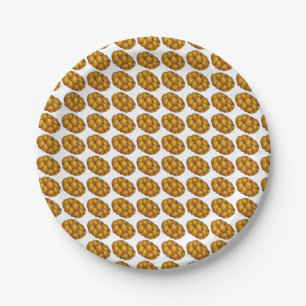 Challah Bread Loaf Happy Hanukkah Chanukah Holiday Paper Plate
