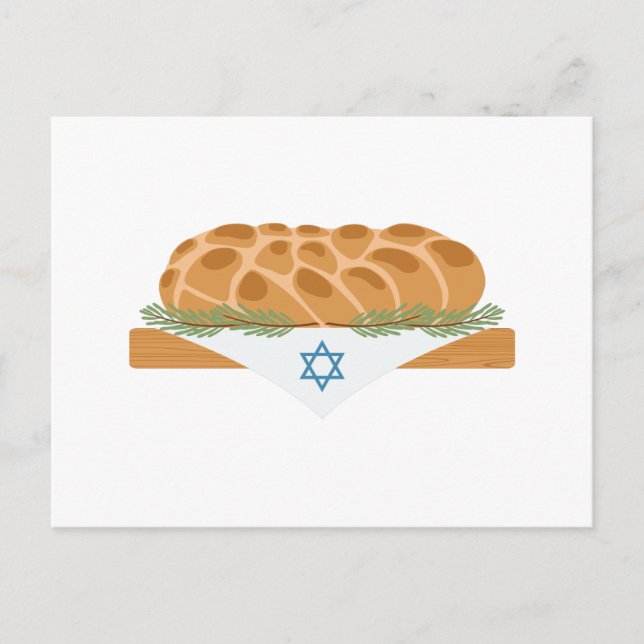 Challah Bread Postcard (Front)