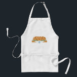 Challah Bread Standard Apron<br><div class="desc">The sight and smell of the challah loaves revives every Jewish soul with the reminder that Shabbat is nearby.  Ring in the holidays with this design on table runners,  framed embroidery and more!</div>
