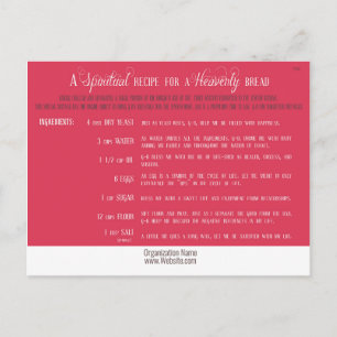Challah Recipe Postcards