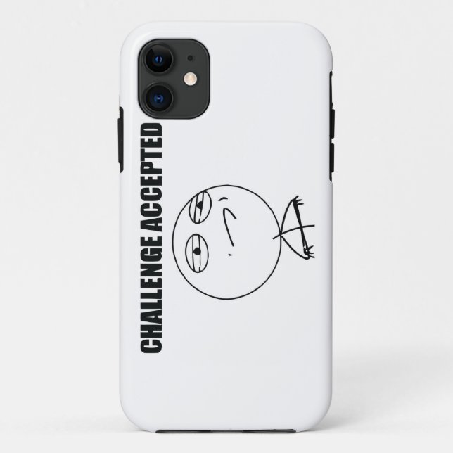 Challenge Accepted Case-Mate iPhone Case (Back)