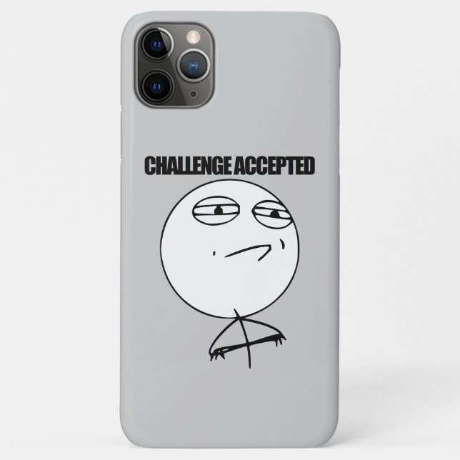 Challenge Accepted Case-Mate iPhone Case (Back)