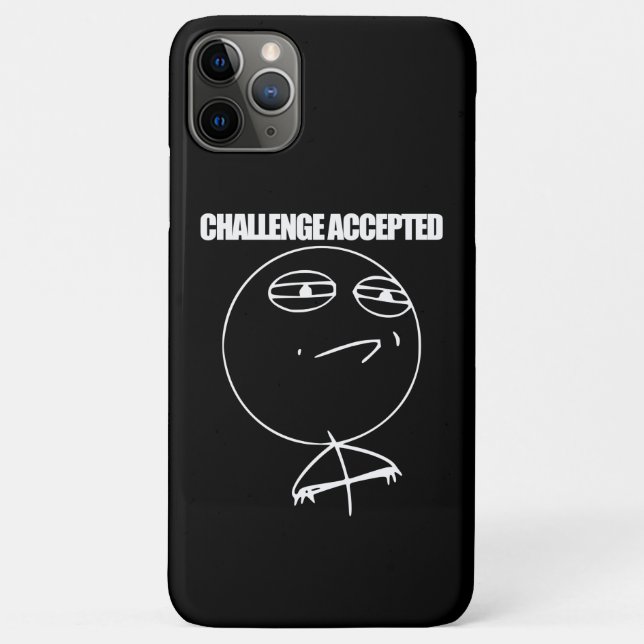 Challenge Accepted Case-Mate iPhone Case (Back)