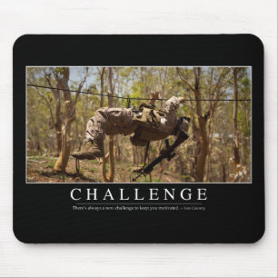 Challenge: Inspirational Quote 2 Mouse Mat