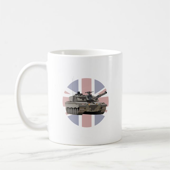 Challenger 2 British Battle Tank Coffee Mug (Left)