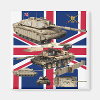 Challenger 2 tank photo print