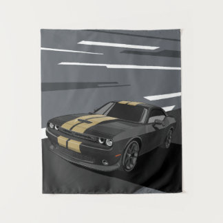 Challenger Black Tapestry