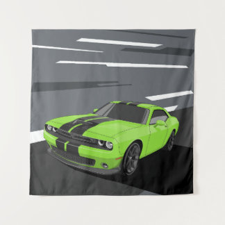 Challenger Green Tapestry