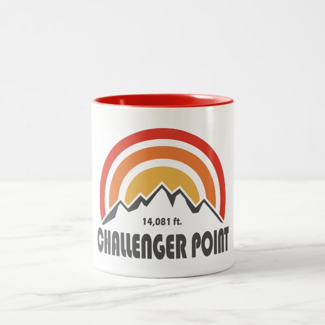 Challenger Point Two-Tone Coffee Mug (Center)