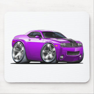 Challenger Purple Car Mouse Mat