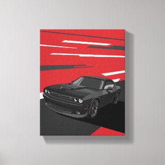 Challenger RT black Canvas Print
