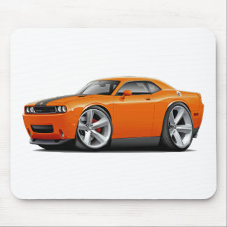 Challenger SRT8 Orange-Black Car Mouse Mat
