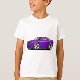 Challenger SRT8 Purple-Black Car T-Shirt