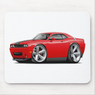 Challenger SRT8 Red-Black Car Mouse Mat