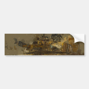 Challenger Tank Bumper Sticker