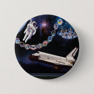 Challenger Tribute OV 099 6 Cm Round Badge