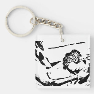 Challengers Art and Tashi Clear (Mid) Key Ring