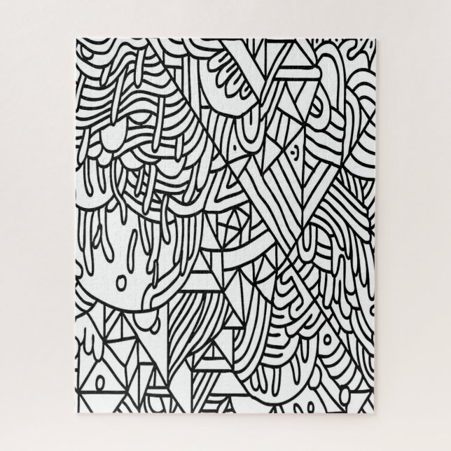 Challenging, Adult Abstract Jigsaw Puzzle (Vertical)