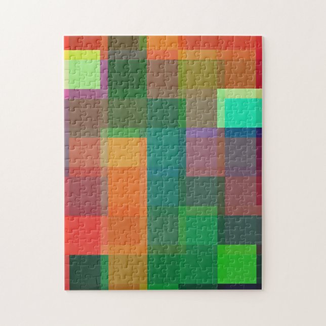 Challenging Colour Block Art Colourful Puzzle (Vertical)