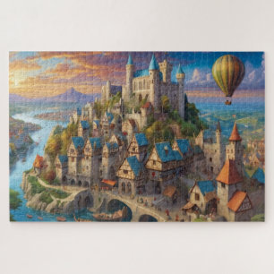 Challenging Mediaeval City Jigsaw Puzzle
