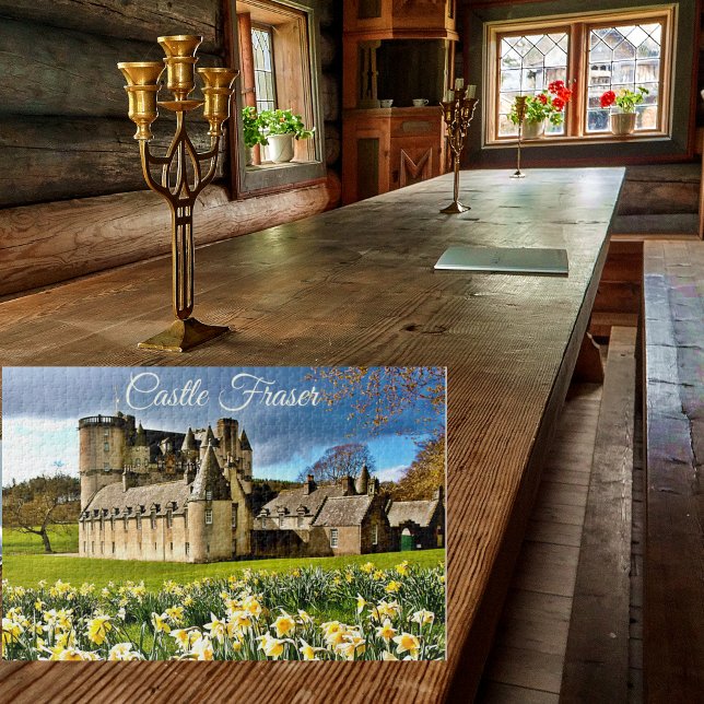 Challenging Scottish Castle Fraser Clan Photo  Jigsaw Puzzle (Creator Uploaded)