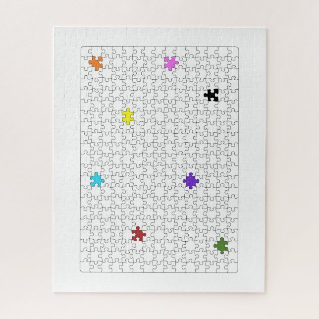 Challengingcolorful pieces abstract Jigsaw Puzzle (Vertical)