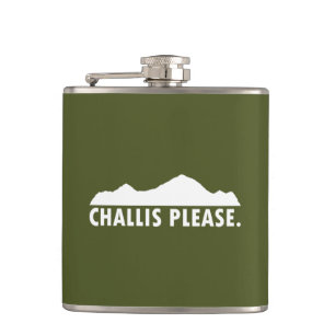 Challis Idaho Please Hip Flask