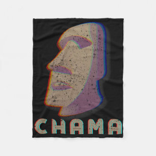Chama Fighter Mma Fan Jjb Boxing Muay Thai Kickbox Fleece Blanket