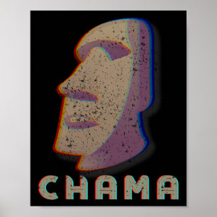Chama Fighter Mma Fan Jjb Boxing Muay Thai Kickbox Poster