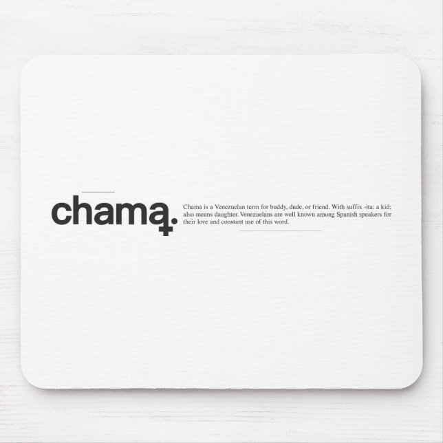 Chama Mouse Mat (Front)
