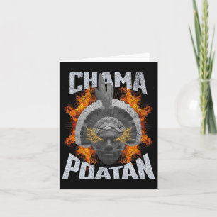 Chama Paotan Mma Fan Jjb Boxing Muay Thai Card
