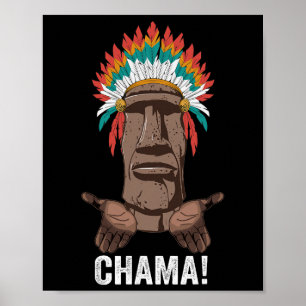 Chama Paotan Mma Fan Jjb Boxing Muay Thai Kickboxi Poster