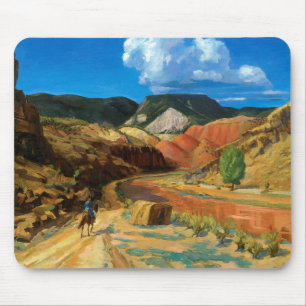 Chama Running Red Mouse Mat