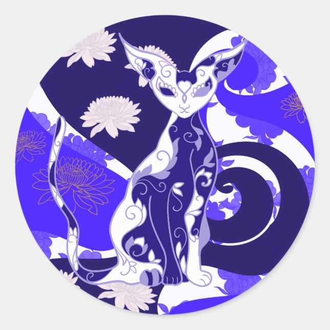 Chamalion Classic Round Sticker (Front)