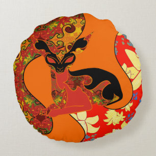 Chamalion Round Cushions