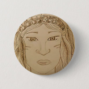 chamana sheet 6 cm round badge