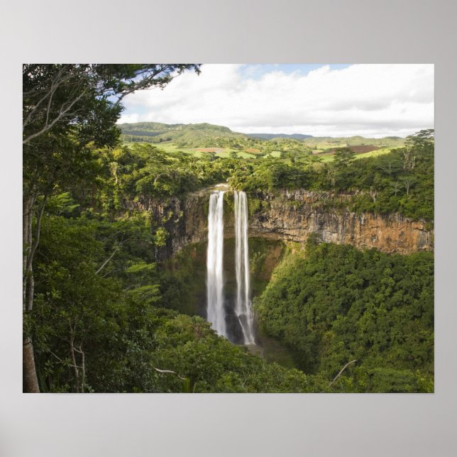 Chamarel Waterfall-highest on Mauritius, over 2 Poster (Front)