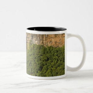 Chamarel Waterfall-highest on Mauritius, over Two-Tone Coffee Mug