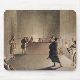 Chamber and Sarcophagus in the Great Pyramid of Gi Mouse Mat
