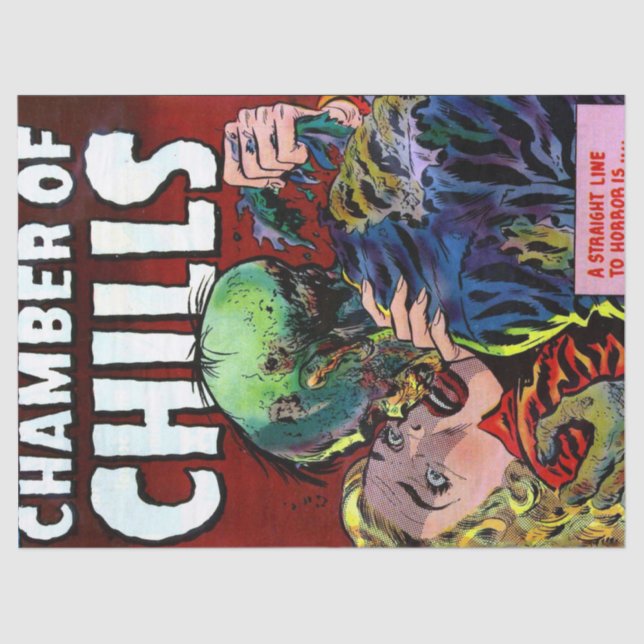 Chamber Of Chills Undead's Kiss Decoupage Tissue Paper (Front)