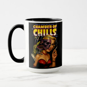 Chamber of Chills Vintage – Femme Fatale Skeleton Mug